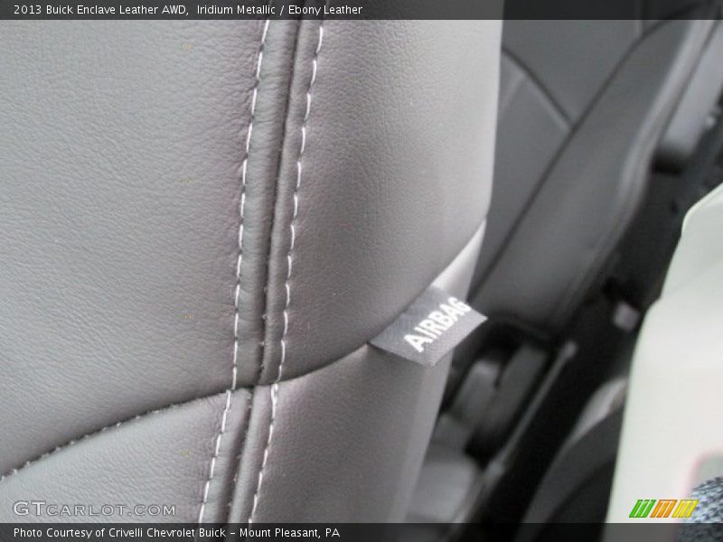 Iridium Metallic / Ebony Leather 2013 Buick Enclave Leather AWD