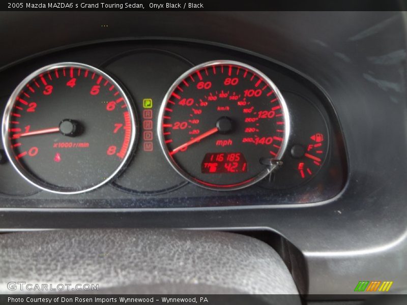 Onyx Black / Black 2005 Mazda MAZDA6 s Grand Touring Sedan