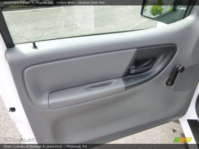 Oxford White / Medium Dark Flint 2010 Ford Ranger XL Regular Cab