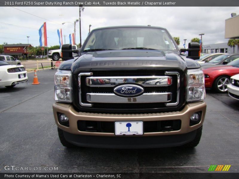 Tuxedo Black Metallic / Chaparral Leather 2011 Ford F250 Super Duty King Ranch Crew Cab 4x4