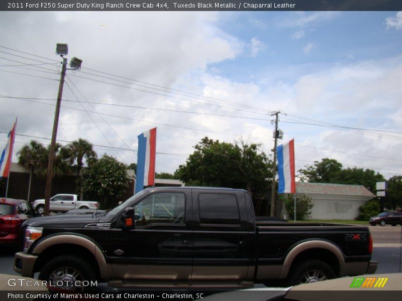 Tuxedo Black Metallic / Chaparral Leather 2011 Ford F250 Super Duty King Ranch Crew Cab 4x4