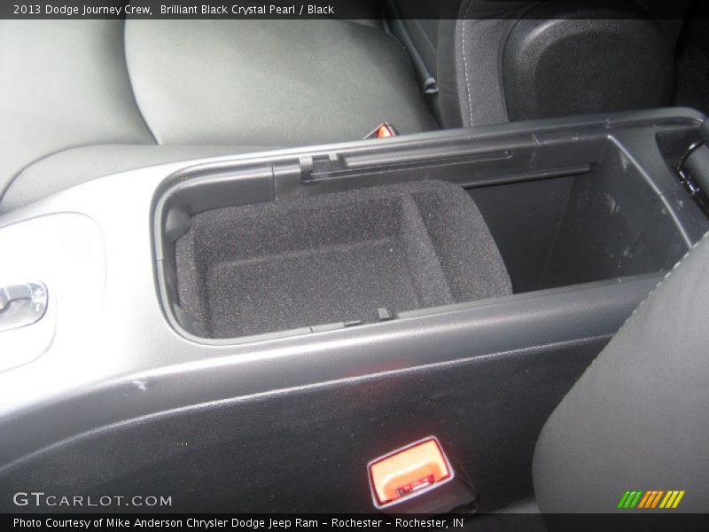 Brilliant Black Crystal Pearl / Black 2013 Dodge Journey Crew