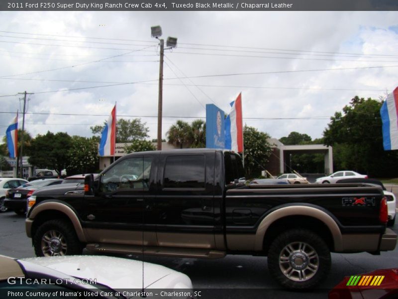 Tuxedo Black Metallic / Chaparral Leather 2011 Ford F250 Super Duty King Ranch Crew Cab 4x4