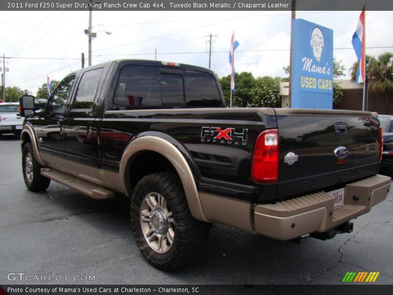 Tuxedo Black Metallic / Chaparral Leather 2011 Ford F250 Super Duty King Ranch Crew Cab 4x4