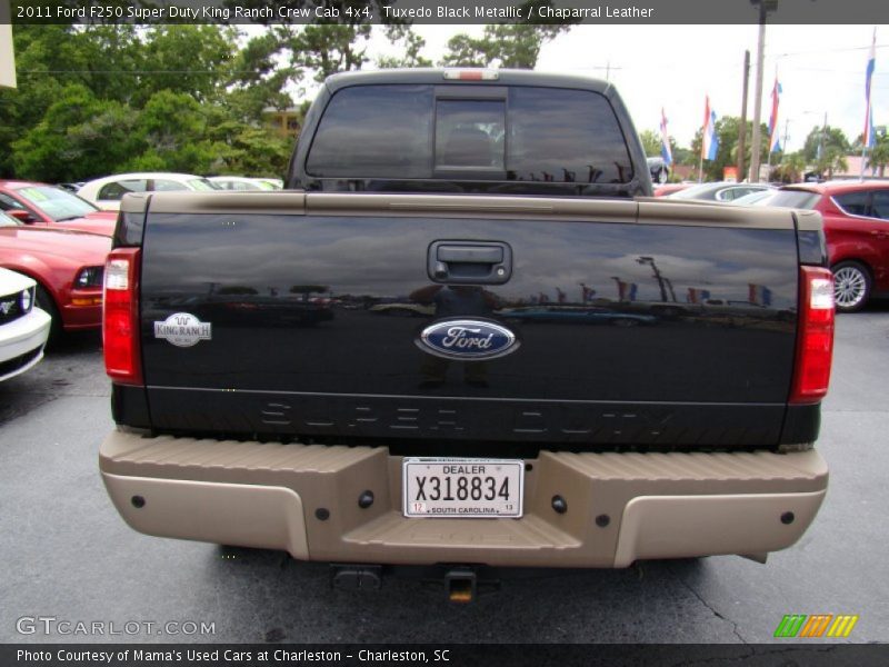 Tuxedo Black Metallic / Chaparral Leather 2011 Ford F250 Super Duty King Ranch Crew Cab 4x4