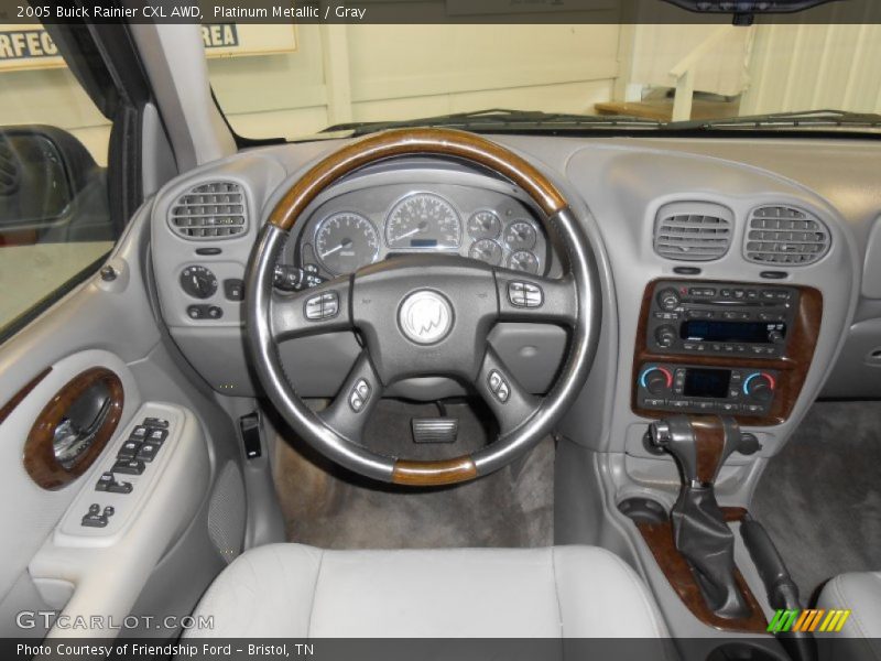 Platinum Metallic / Gray 2005 Buick Rainier CXL AWD