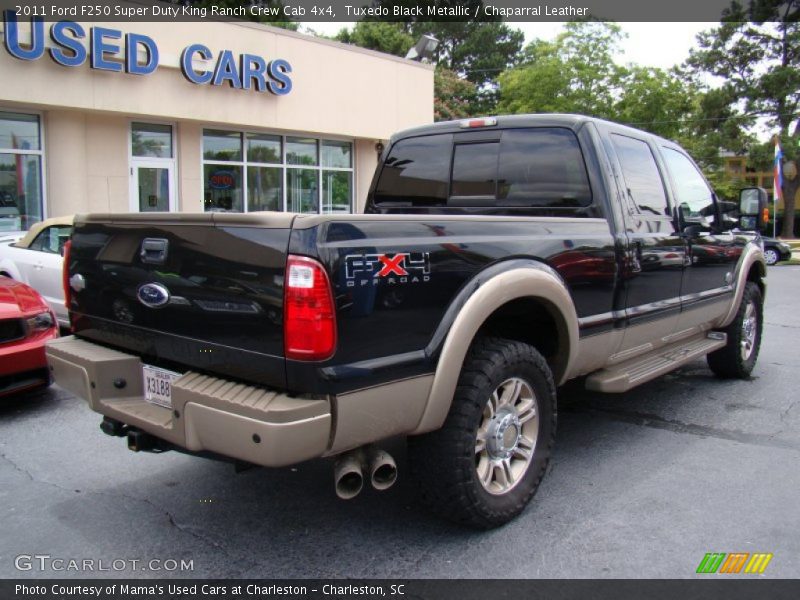Tuxedo Black Metallic / Chaparral Leather 2011 Ford F250 Super Duty King Ranch Crew Cab 4x4