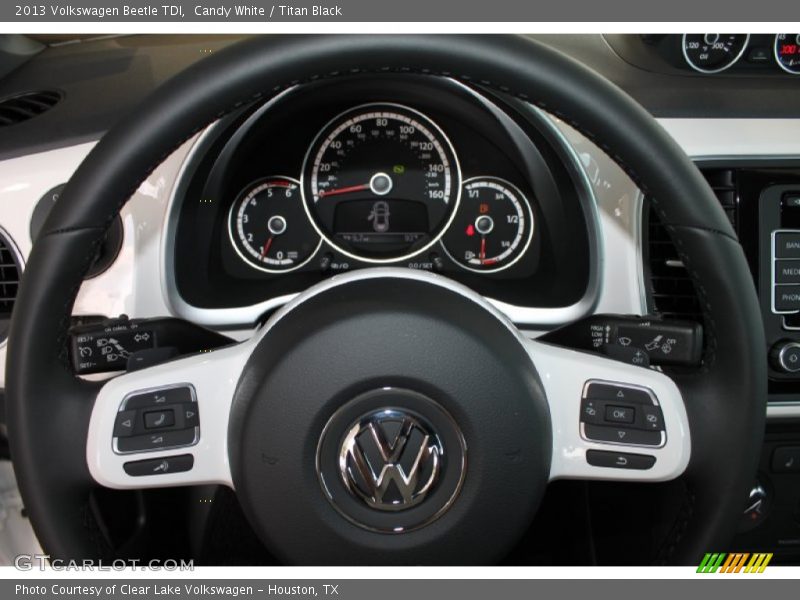 Candy White / Titan Black 2013 Volkswagen Beetle TDI