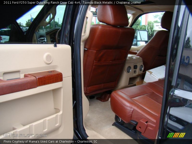 Tuxedo Black Metallic / Chaparral Leather 2011 Ford F250 Super Duty King Ranch Crew Cab 4x4