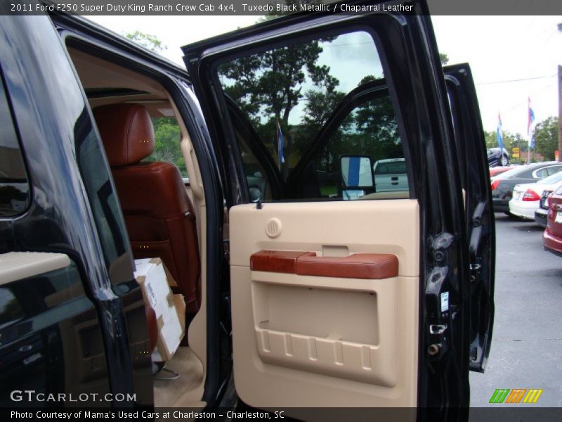Tuxedo Black Metallic / Chaparral Leather 2011 Ford F250 Super Duty King Ranch Crew Cab 4x4