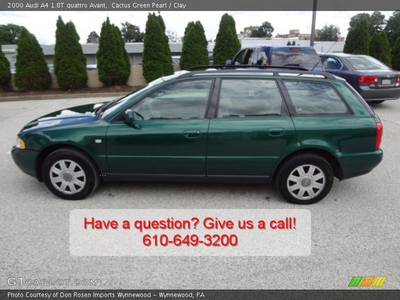 Cactus Green Pearl / Clay 2000 Audi A4 1.8T quattro Avant