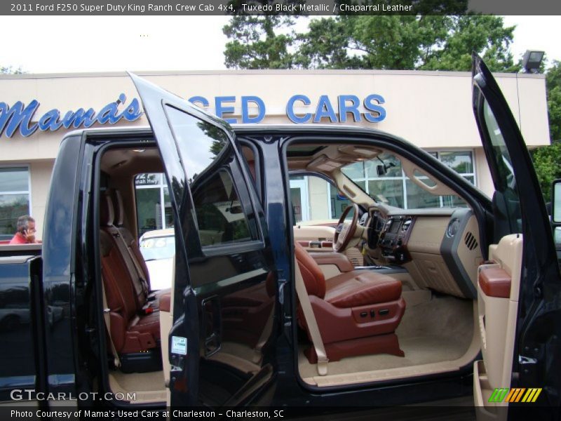 Tuxedo Black Metallic / Chaparral Leather 2011 Ford F250 Super Duty King Ranch Crew Cab 4x4
