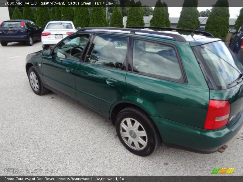 Cactus Green Pearl / Clay 2000 Audi A4 1.8T quattro Avant