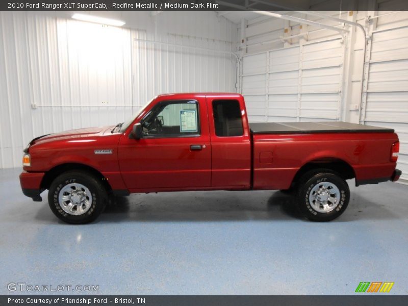 Redfire Metallic / Medium Dark Flint 2010 Ford Ranger XLT SuperCab