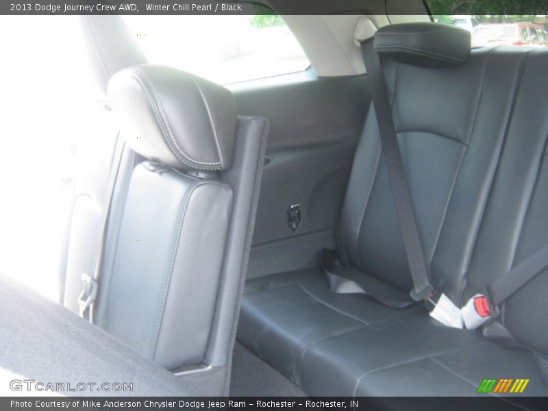 Winter Chill Pearl / Black 2013 Dodge Journey Crew AWD