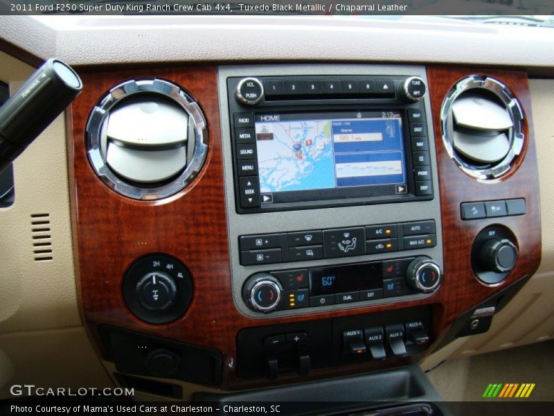 Tuxedo Black Metallic / Chaparral Leather 2011 Ford F250 Super Duty King Ranch Crew Cab 4x4