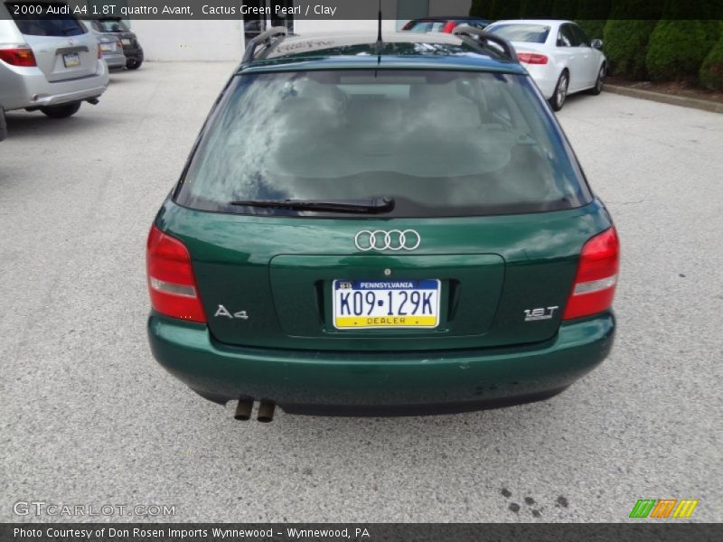 Cactus Green Pearl / Clay 2000 Audi A4 1.8T quattro Avant