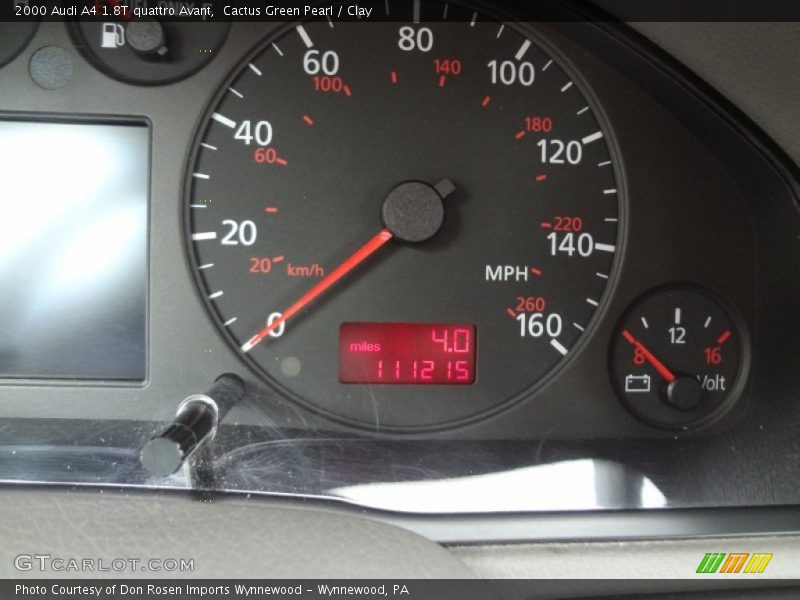 Cactus Green Pearl / Clay 2000 Audi A4 1.8T quattro Avant