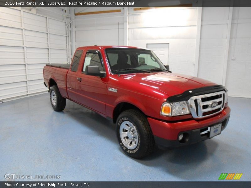 Redfire Metallic / Medium Dark Flint 2010 Ford Ranger XLT SuperCab