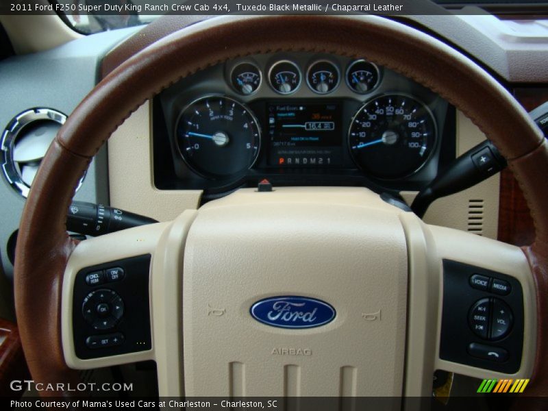 Tuxedo Black Metallic / Chaparral Leather 2011 Ford F250 Super Duty King Ranch Crew Cab 4x4