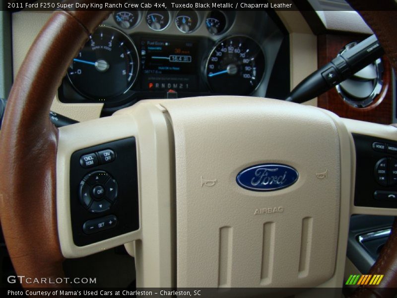 Tuxedo Black Metallic / Chaparral Leather 2011 Ford F250 Super Duty King Ranch Crew Cab 4x4