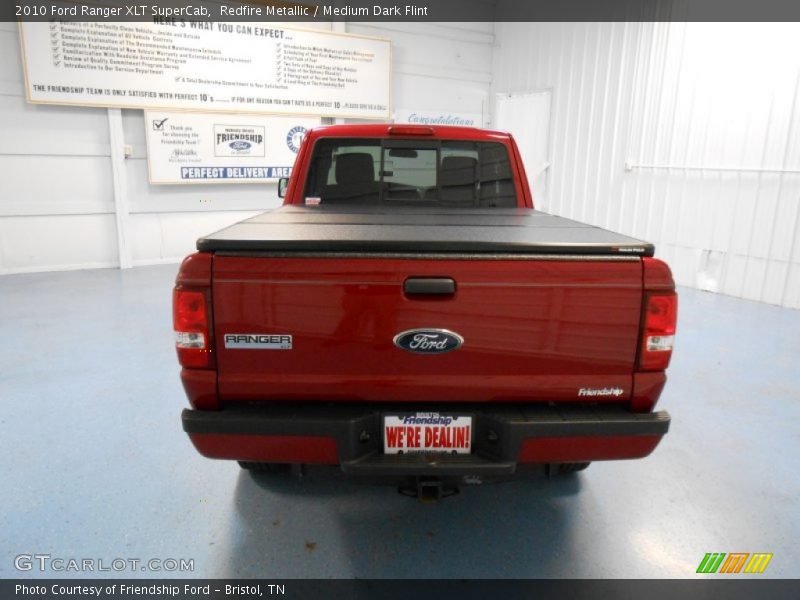 Redfire Metallic / Medium Dark Flint 2010 Ford Ranger XLT SuperCab