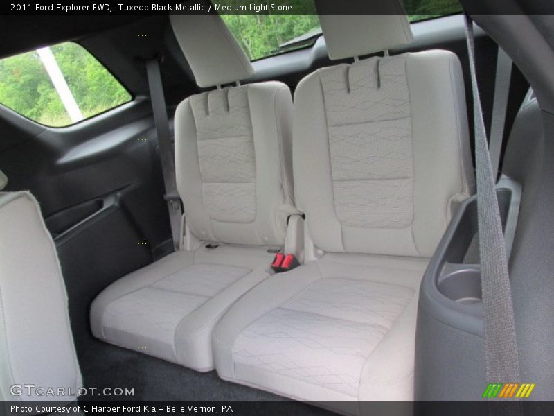 Tuxedo Black Metallic / Medium Light Stone 2011 Ford Explorer FWD