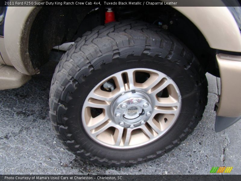 Tuxedo Black Metallic / Chaparral Leather 2011 Ford F250 Super Duty King Ranch Crew Cab 4x4