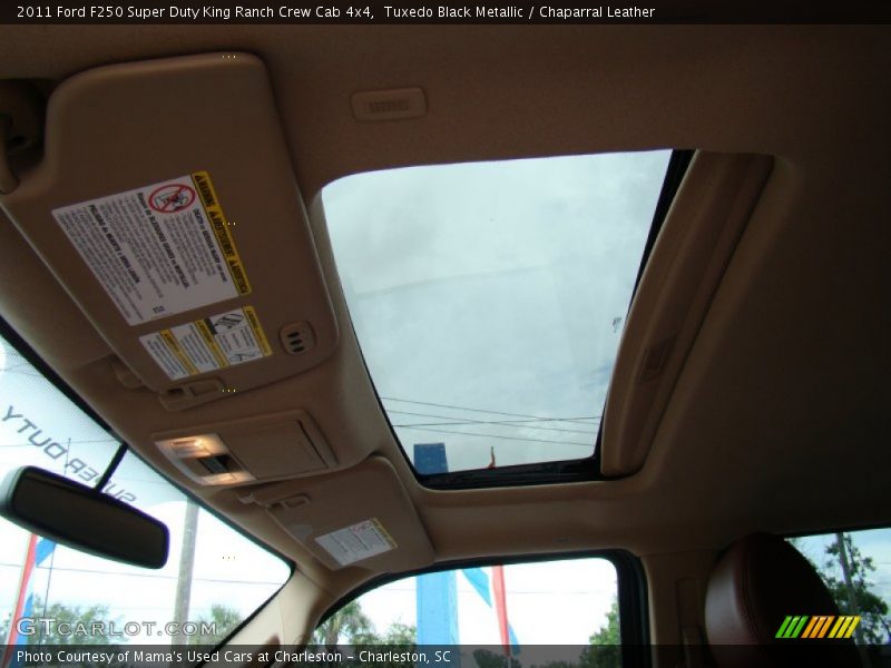 Tuxedo Black Metallic / Chaparral Leather 2011 Ford F250 Super Duty King Ranch Crew Cab 4x4