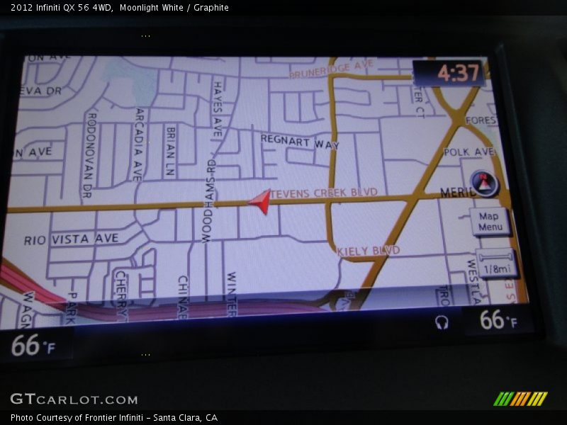 Moonlight White / Graphite 2012 Infiniti QX 56 4WD