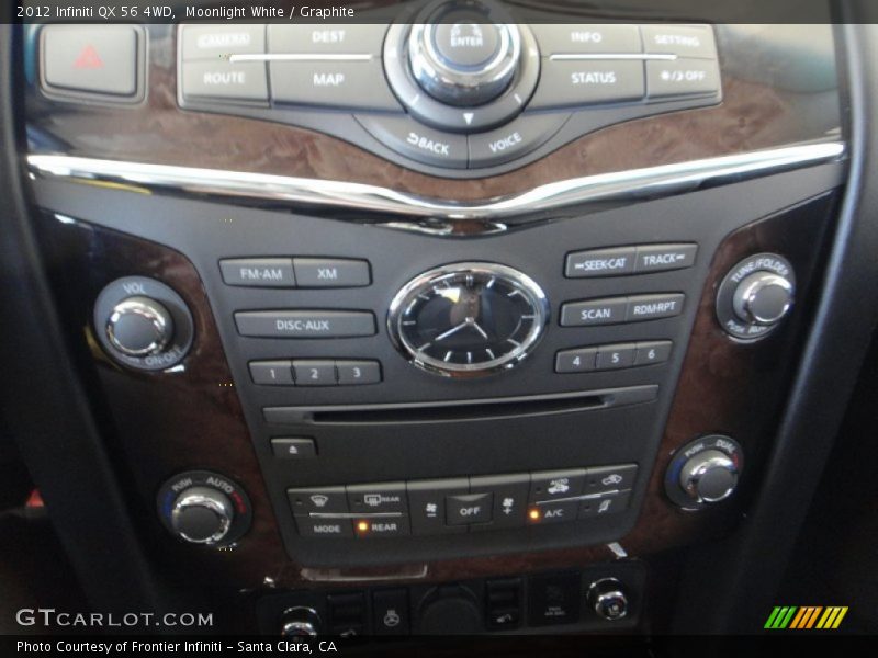 Moonlight White / Graphite 2012 Infiniti QX 56 4WD