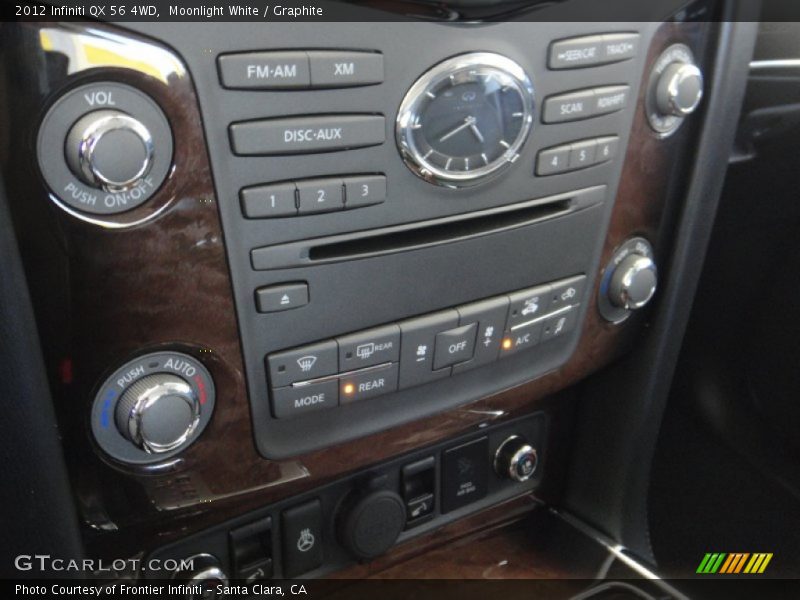 Moonlight White / Graphite 2012 Infiniti QX 56 4WD
