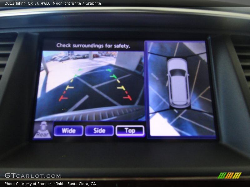 Moonlight White / Graphite 2012 Infiniti QX 56 4WD