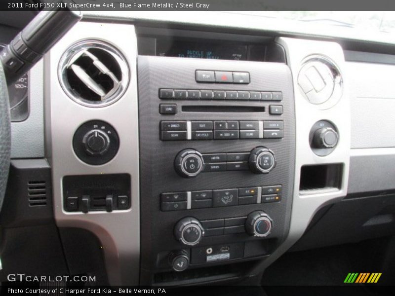 Blue Flame Metallic / Steel Gray 2011 Ford F150 XLT SuperCrew 4x4