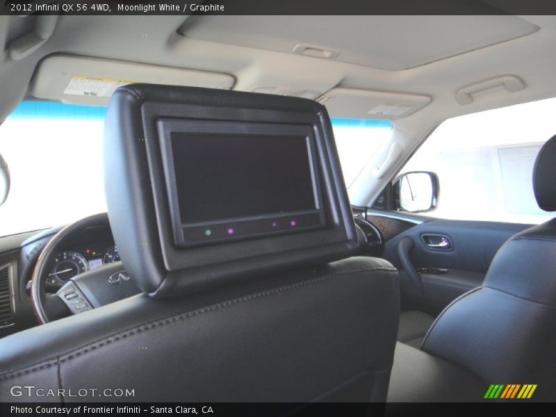 Moonlight White / Graphite 2012 Infiniti QX 56 4WD