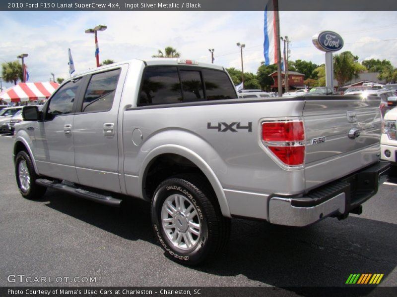 Ingot Silver Metallic / Black 2010 Ford F150 Lariat SuperCrew 4x4