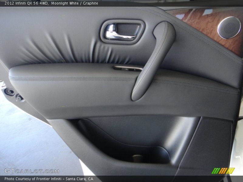 Moonlight White / Graphite 2012 Infiniti QX 56 4WD