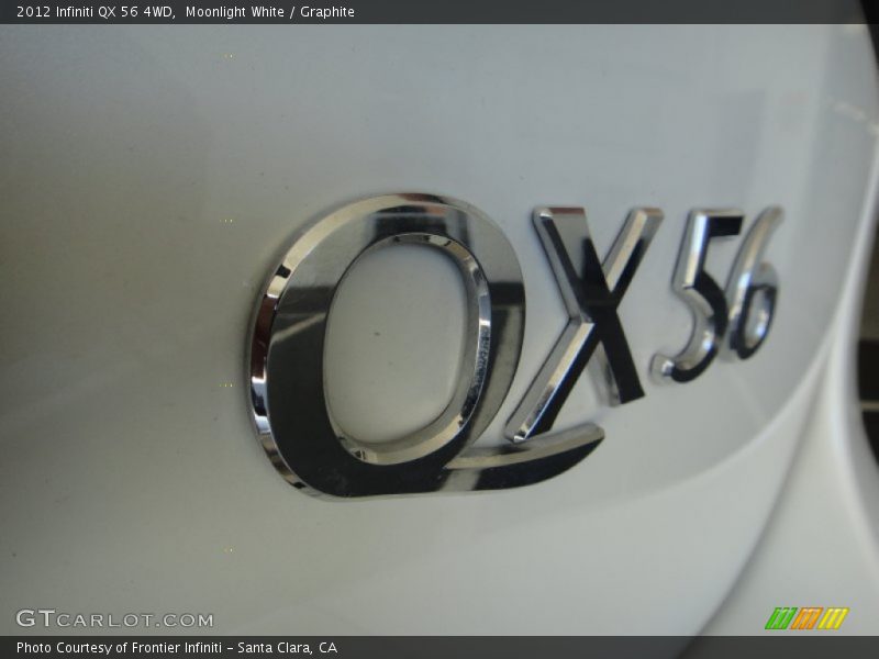 Moonlight White / Graphite 2012 Infiniti QX 56 4WD