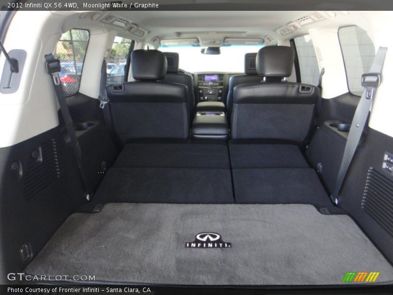 Moonlight White / Graphite 2012 Infiniti QX 56 4WD