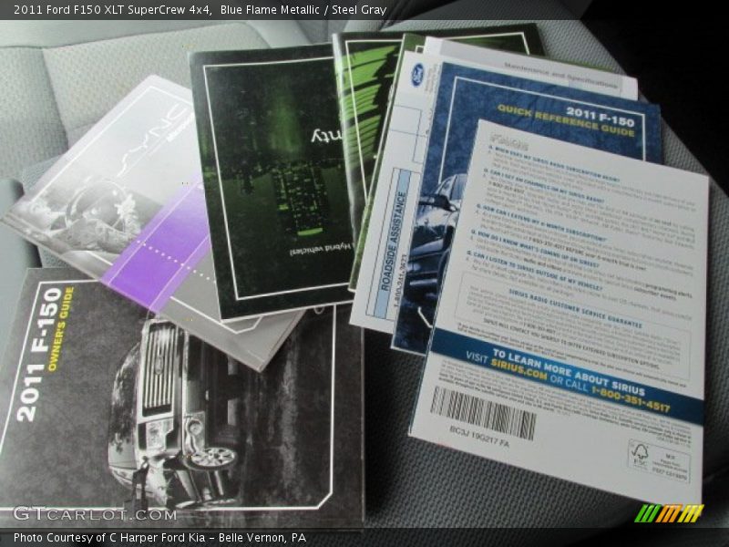 Blue Flame Metallic / Steel Gray 2011 Ford F150 XLT SuperCrew 4x4