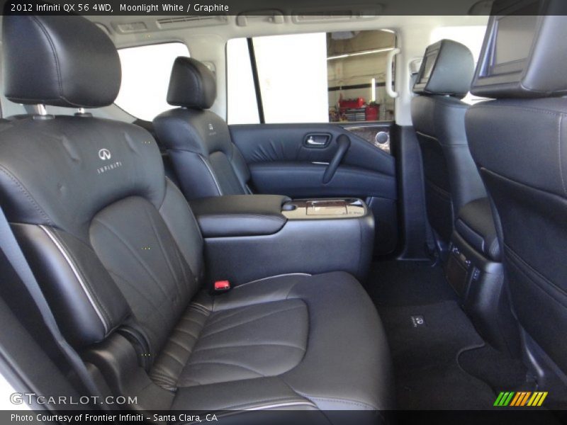 Moonlight White / Graphite 2012 Infiniti QX 56 4WD