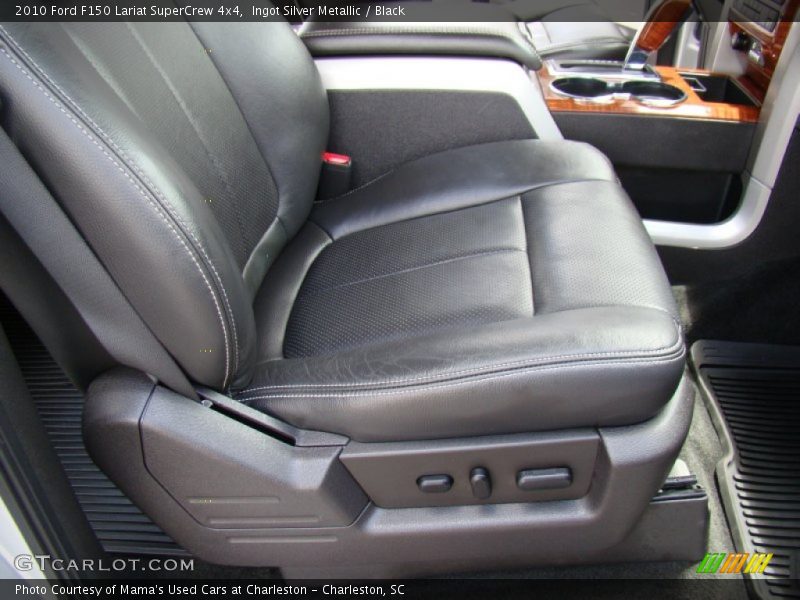Ingot Silver Metallic / Black 2010 Ford F150 Lariat SuperCrew 4x4