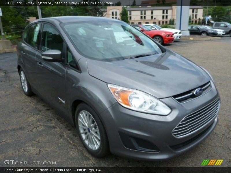 Sterling Gray / Medium Light Stone 2013 Ford C-Max Hybrid SE