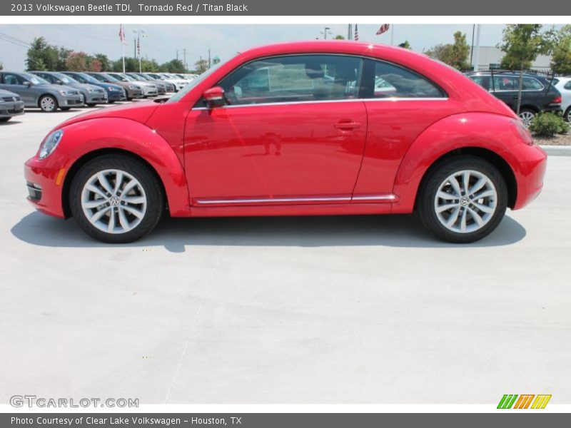 Tornado Red / Titan Black 2013 Volkswagen Beetle TDI