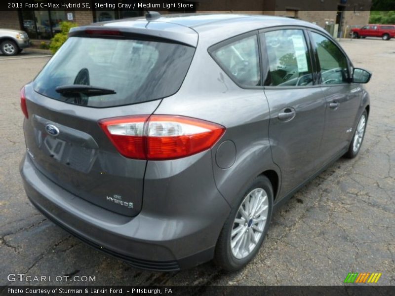 Sterling Gray / Medium Light Stone 2013 Ford C-Max Hybrid SE