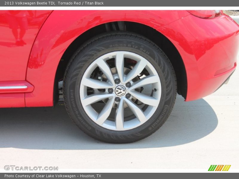 Tornado Red / Titan Black 2013 Volkswagen Beetle TDI