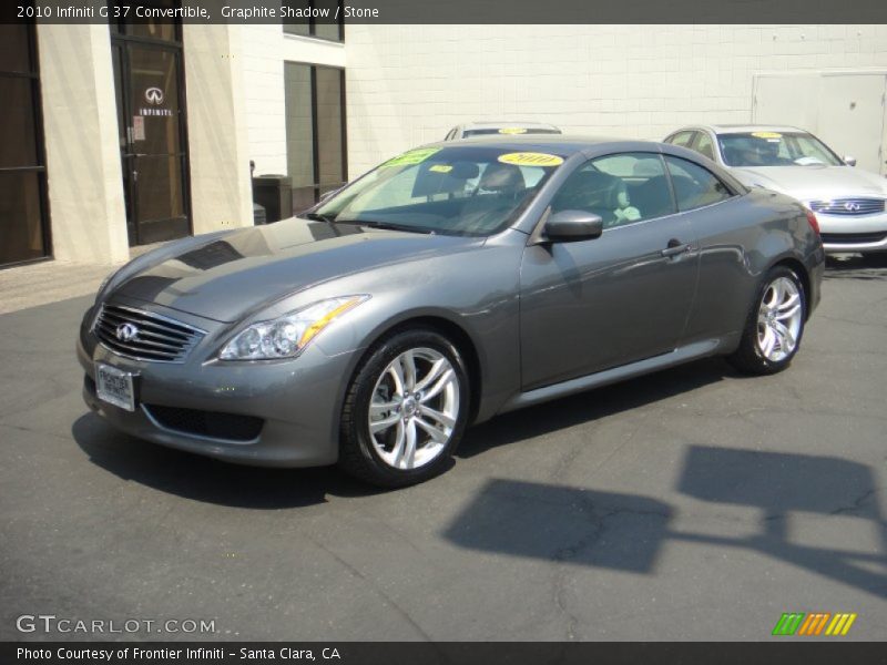 Graphite Shadow / Stone 2010 Infiniti G 37 Convertible