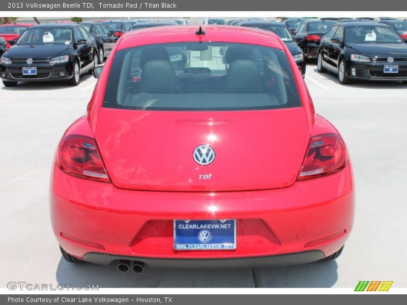 Tornado Red / Titan Black 2013 Volkswagen Beetle TDI
