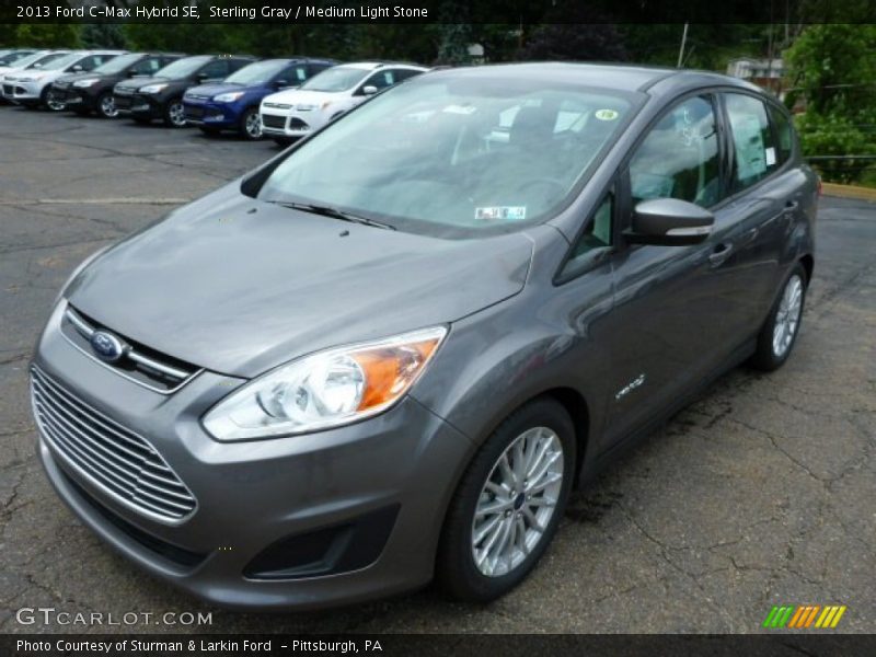 Sterling Gray / Medium Light Stone 2013 Ford C-Max Hybrid SE