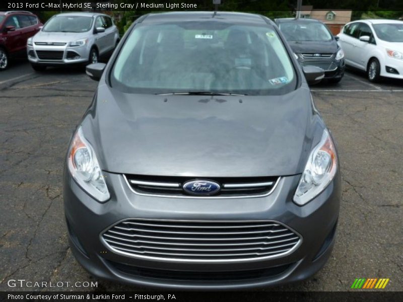 Sterling Gray / Medium Light Stone 2013 Ford C-Max Hybrid SE